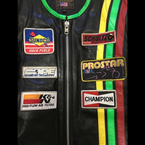 SOLD- VANSON LEATHERS MOTORCYCLE JACKET SIZE 44 - Picture 12 of 16